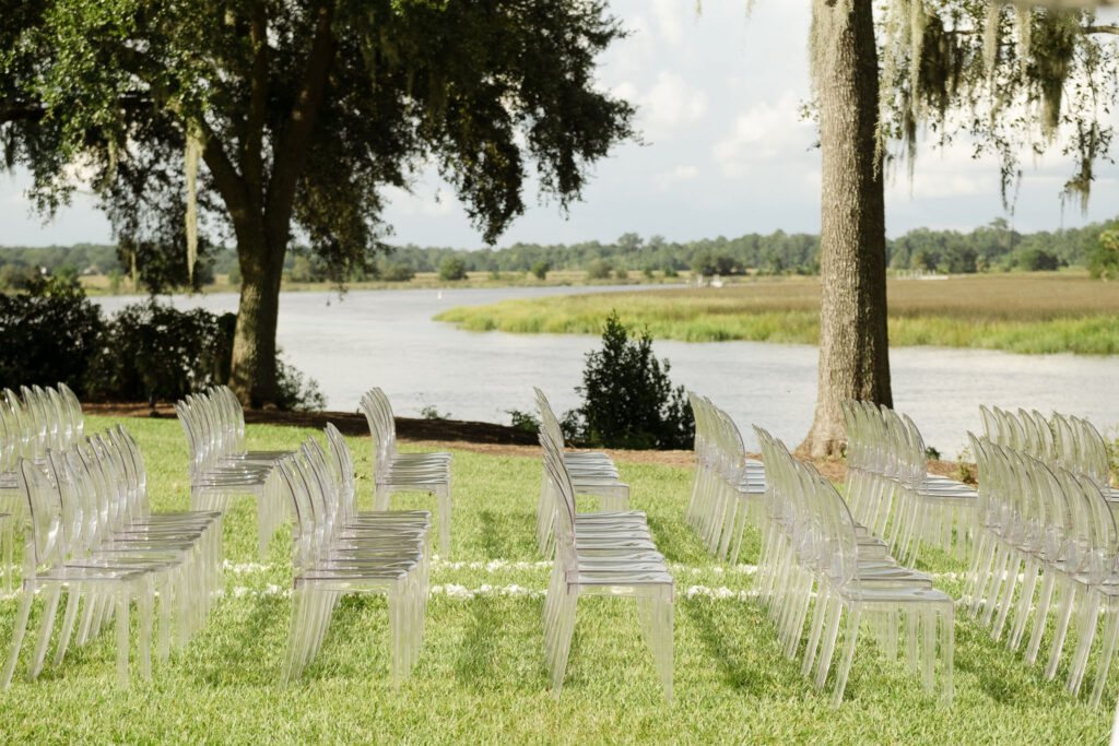magnolia plantation chairs details wedding