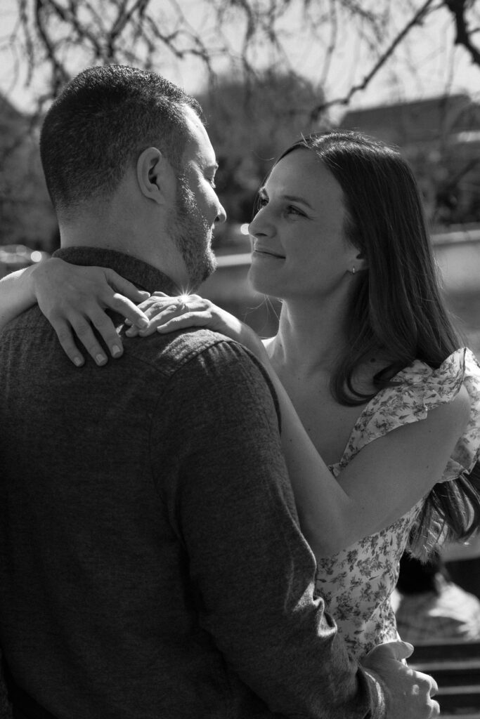charleston engagement rings charleston engagement photography tlcweddingphotography
black and white photography of couple engaged
