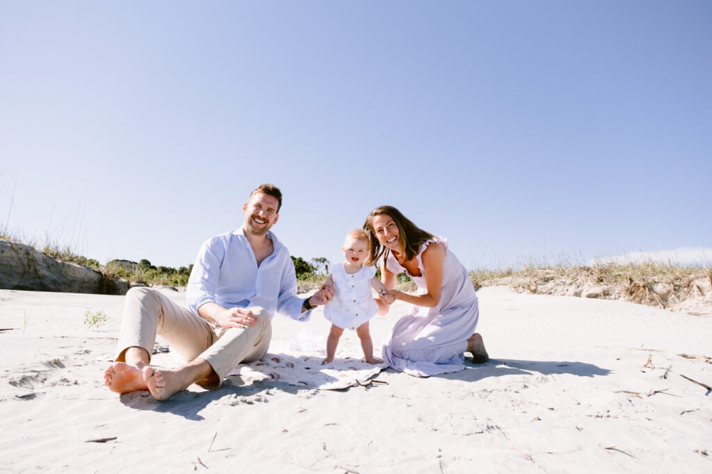 family photography kiawah black and whiite candid family photography charleston sc