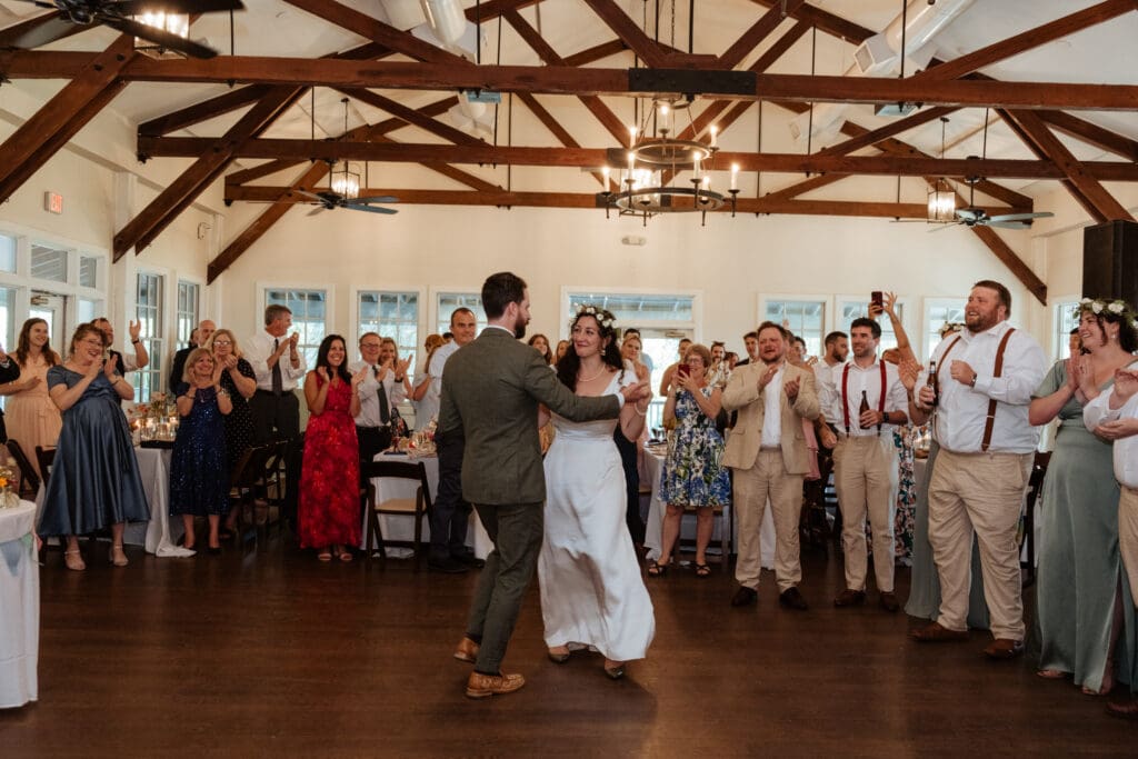 charleston documentary wedding photographer
couple dancing at wedding