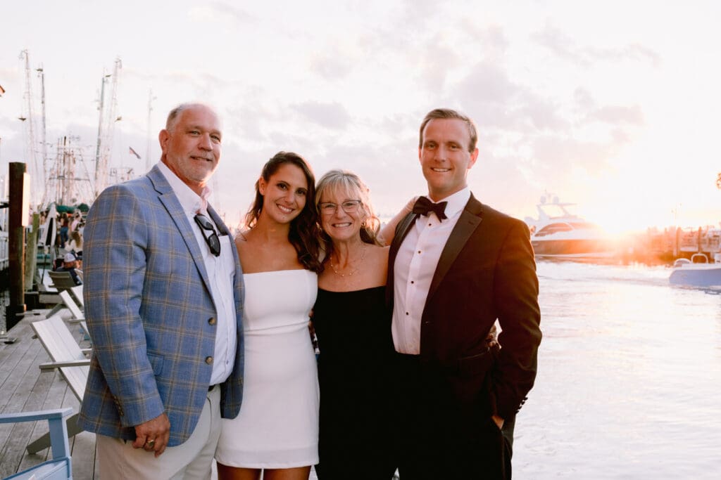 charleston documentary wedding photographer candid couple on boat