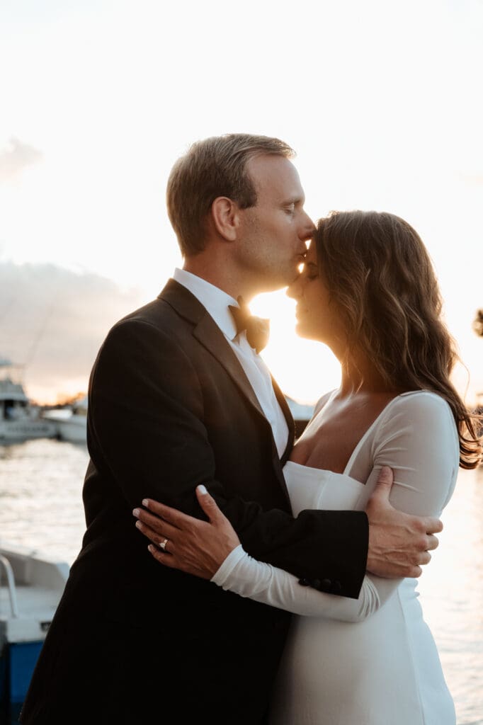 charleston documentary wedding photographer candid couple on boat