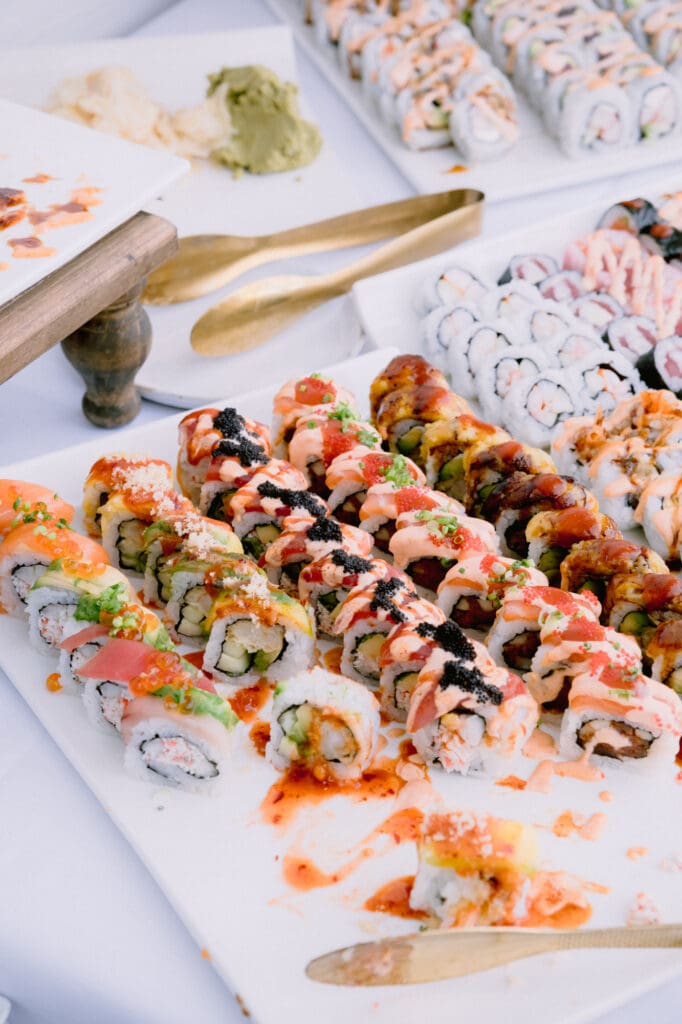 charleston documentary wedding photographer candid couple on boat sushi