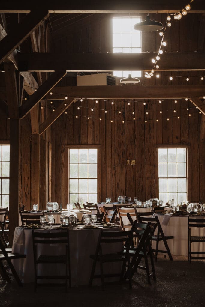 Rustic wooden Cotton Dock on tidal marsh at Boone Hall Plantation wedding venue, Charleston SC